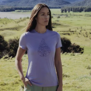 T-SHIRT 150 TECH LITE III POUR FEMME, HIKE PATH MAUVE
