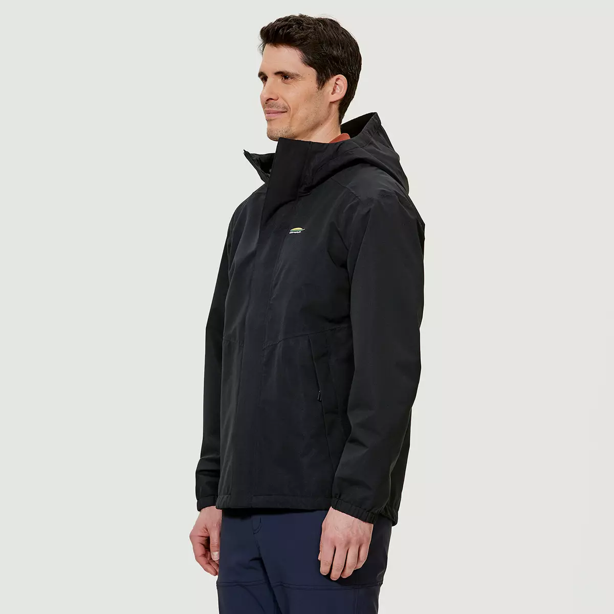 MANTEAU MI-SAISON POUR HOMME, TEMIS NOIR – Image 2