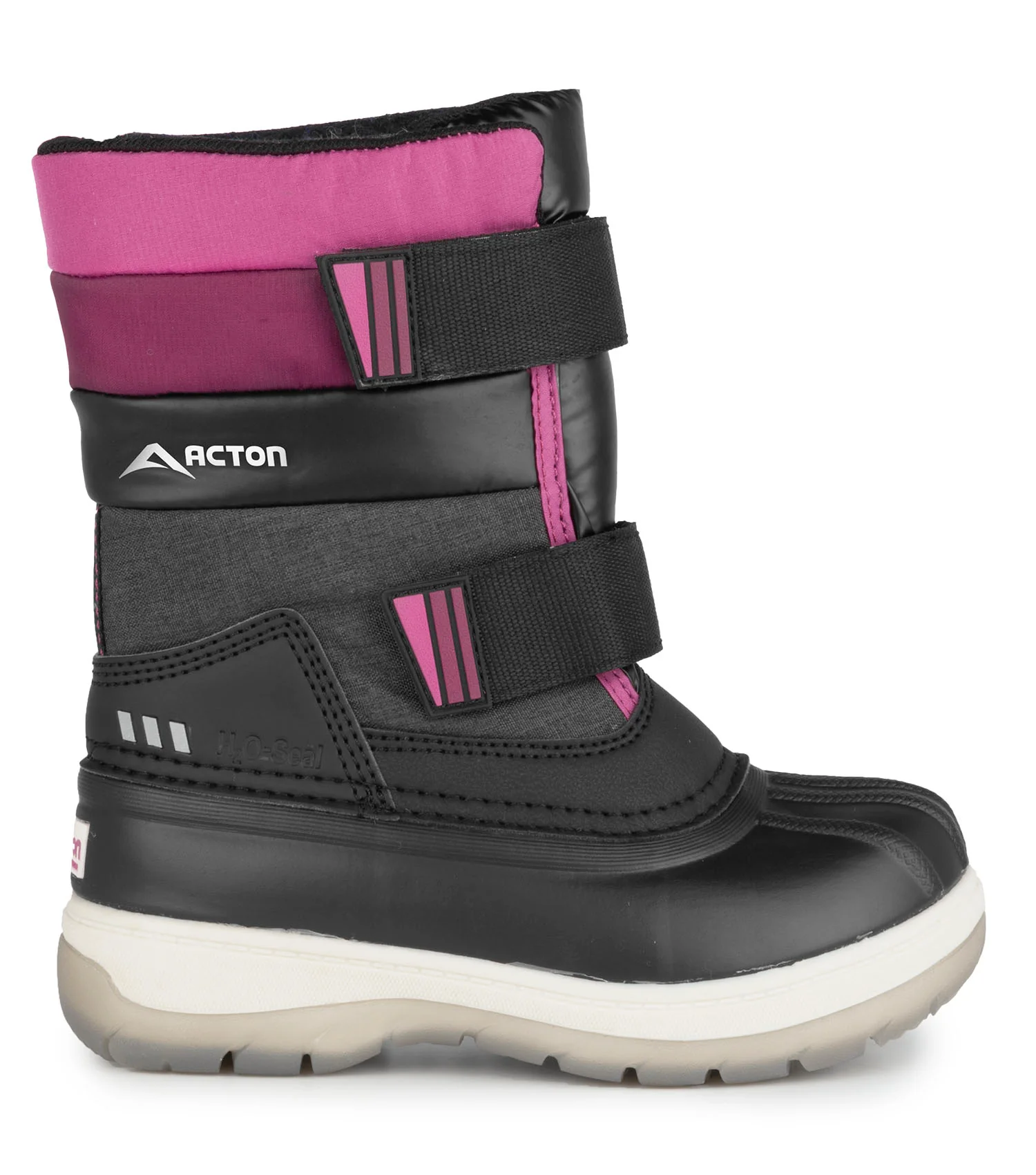 BOTTES HIVER POUR ENFANT, BUBBLEGUM NOIR (grandeur 11)