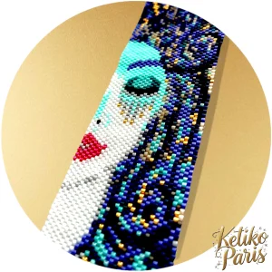 DIY Vertical Peyote Pattern - Bracelet ALICE