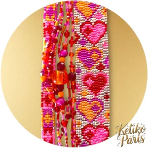 DIY Vertical Peyote Pattern - Bracelet Modulaire LOVELAND