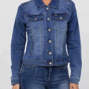 Veste de jeans bleu pâle Lois pour femme