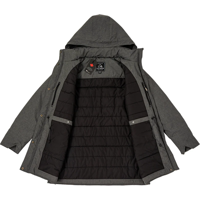 MANTEAU D'HIVER POUR FEMME, NEW PICCA GRIS – Image 3