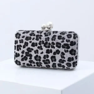 Pochette Léopard Minaudière